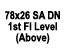 78x26 SA DN 1st Fl Level (Above)